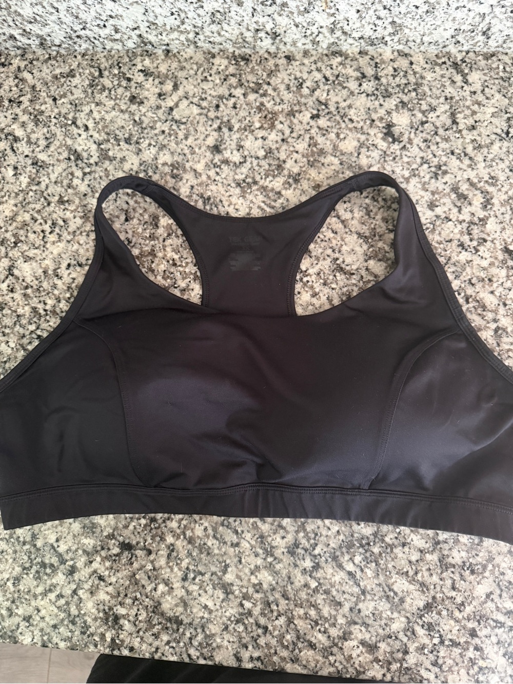 Women's Black Racerback Sports Bra - Comfortable Support